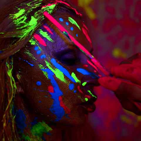 UV Neon Body Paint / Splatter Party