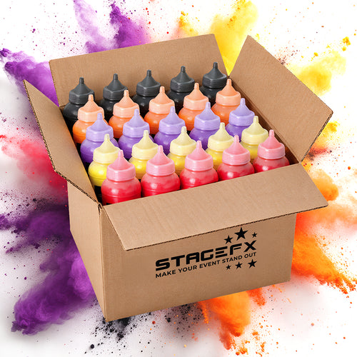 Holi Colour Powder - Special Squeeze Pack - 25 bottles box