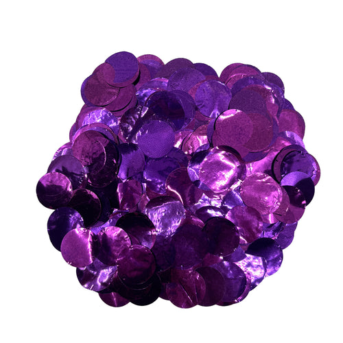 Mylar Circle Balloon Confetti 1kg (5 x 200g bags) - Choose from 13 Colours