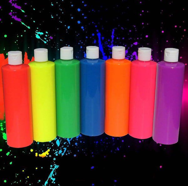 UV Neon Party Paint, Neon Coloured Paint, Neon Body Paint – Stage FX